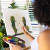 Pro Art Brush White Bristle Round #12 view 4