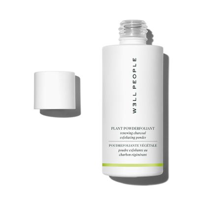 Well People Plant Powderfoliant Renewing Charcoal Exfoliating Powder, Exfoliant For Brightening & Softening Your Complexion, Vegan & Cruelty-free