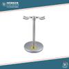 MERKUR Shaving Stand for Razor and Brush in Matt Chrome | Fits 700002 Matt Futur Adjustable Razor | 1700002 Matt Shaving Brush view 2