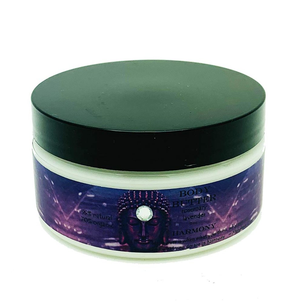 8 oz Buddhalicious Organic Body Butter Harmony