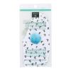 EARTH THERAPEUTICS MSTRZ FOOT SOCK,WHTE/PRNT, PAIR view 1