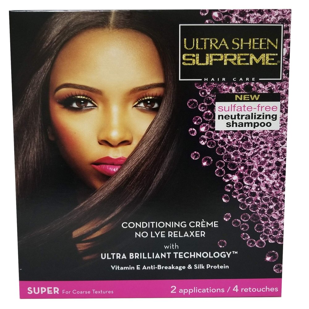 Ultra Sheen Supreme No Lye Relaxer Kit Strength: Super