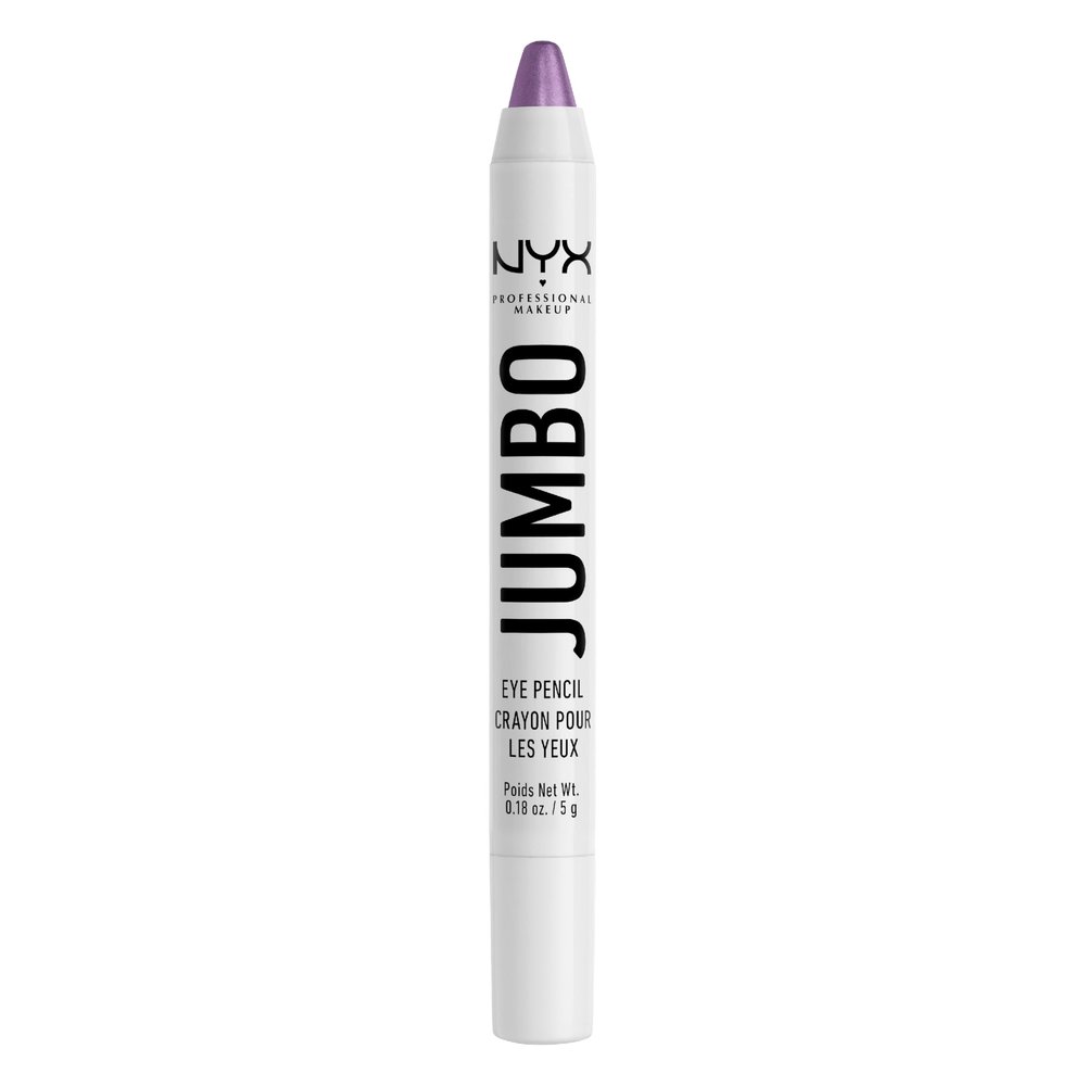 NYX PROFESSIONAL MAKEUP Jumbo Eye Pencil, Blendable Eyeshadow Stick & Eyeliner Pencil - Eggplant (Violet)
