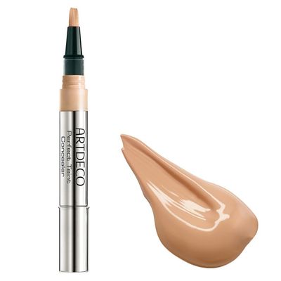 ARTDECO Perfect Teint Concealer - Olive N07 - Light-Reflecting Concealer with Brush Applicator - No Signs of Tiredness - Medium Coverage - Water-Resistant - Long Lasting - Makeup - 0.07 Fl Oz