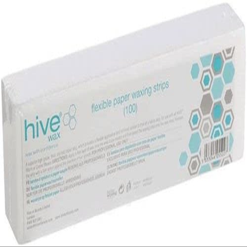 Hive Flexible Paper Waxing Strips (100) 22.5cm x 7.5cm