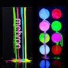 Mehron Makeup Paradise FX Neon UV Glow 8 Color Palette | Magnetic Refillable Special Effects Paint Palette | Professional Water Activated Paint for Raves, Costumes, SFX, Halloween, & Cosplay view 2