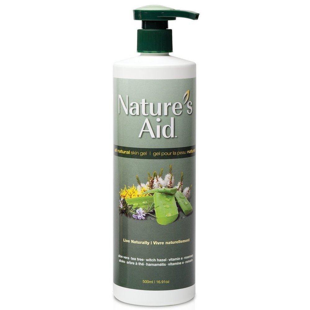 Natural Skin Gel with 3x Aloe Vera for Dry, Flaky & Itchy | Facial Acne, Brown Spots, Toner & Cleanser | Sunburn | Rashes | Bug Bites & Stings | Shaving, Waxing & Laser