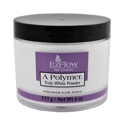 EZ Flow A Polymer Truly White False Nails, 4 Ounce