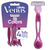 Gillette Venus Simply3 Women's Disposable Razors, 4 Count, 1 Pack view 1