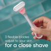 Gillette Venus Sensitive Disposable Razors for Women with Sensitive Skin, 6 Count, Delivers Close Shave with Comfort view 2