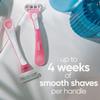 Gillette Venus Sensitive Disposable Razors for Women with Sensitive Skin, 6 Count, Delivers Close Shave with Comfort view 3