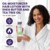 Atone with Nature Anti-Breakage Moisturizer with Shea Butter and Tea Tree Oil for Dry, Damaged Hair, 8 Oz view 2
