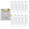 Good Hair Days Hair Pins - 2 1/2" Plastic, U-shaped Magic Grip Hairpins, Strong Durable Pins For Fine, Thick & Long Hair, Styling Accessories - Crystal, Set of 10 view 1