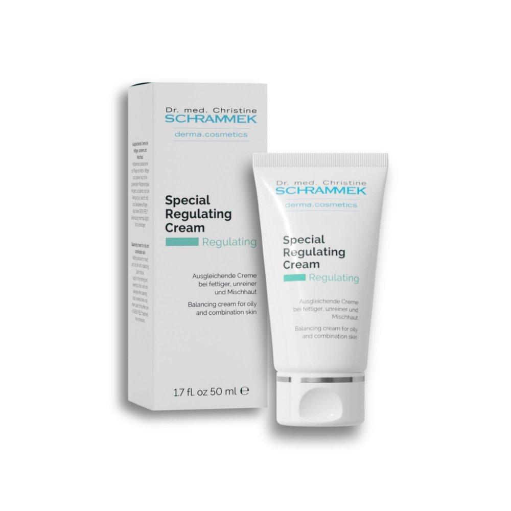 Special Regulating Cream (1.7 fl oz) - For Oily & Mixed Skin - Aloe Vera & Vitamin E - Face Moisturizer & Face Cream - Skin Care - Dr Schrammek