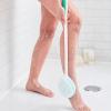 Helping Hand Long Handled Exfoliating Bath Sponge for Adults. Bendable Shower Sponge & Back Scrubber, Exfoliating Brush for Hard to Reach Areas. Bathing Sponge for Elderly & Disabled. 26/65cm Long view 2
