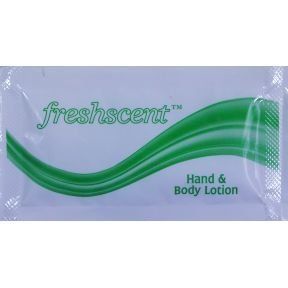 Freshscent Hand & Body Lotion .25oz packet (case of 1000)