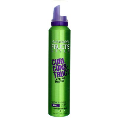 Garnier Fructis Style Curl Construct Creation Mousse Extra Strong Hold 6.80 oz ( Pack of 2)