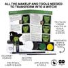 Mehron Makeup Premium Character Kits| Makeup Kits for Halloween & Cosplay| Made in the USA | Complete Kit | Includes all Tools & Instructions on How to Create the Look | (Witch) view 2