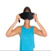 Deluxe Comfort Sleep Soft Memory Foam Eye Mask - 50% Cotton & 50% Polyster - Soft Memory Foam - Adjustable Strap - Sleeping Mask, Black view 4