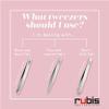 Rubis Evolution Swiss Cross Stainless Steel Tweezers Combined Pointed/Slanted Tips for Precise Eyebrows and Hair Removal, 1K901,Rubis Switzerland Swiss Made World Renowned Precision view 4