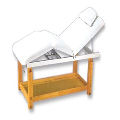 Massage Bed White ONLY w/Back lift & Leg Fold