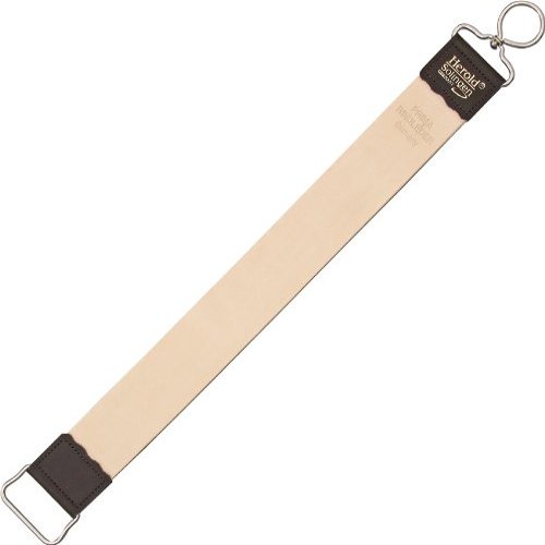 Herold Solingen Razor Strop,Nickel Plated Swivel And Handle,19.25in