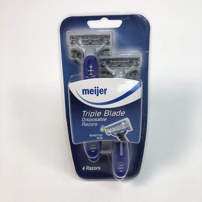Meijer Triple Blade Pk of 4 Razors