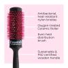 TEK  Ceramik Oxy Professional Round Brush with Oxygen-Treated Ceramic Barrel and Wooden Handle  Ideal for Styling Very Long Hair  1.65 Inch Diameter  For Salon Professionals view 3