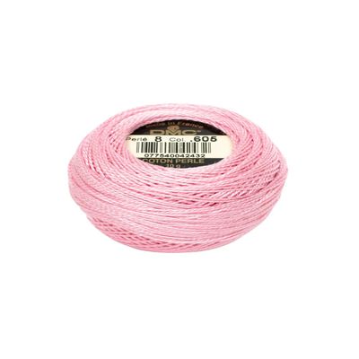 Pearl Cotton Balls Size 8-95 Yards-Very Light Cranberry