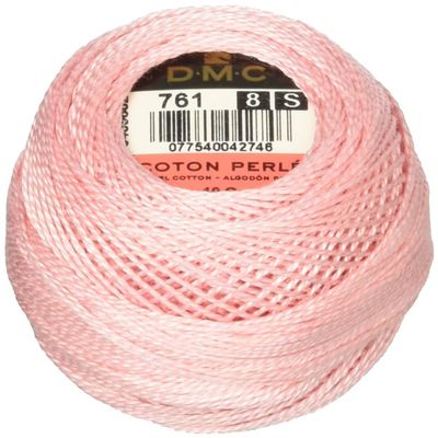 Pearl / Perle Cotton Balls Size 8 Light Salmon (10 Pack)