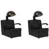 Buy-Rite Kate Set of 2 Professional Salon Hair Dryer & Dryer Chair Combinations, 980W Commercial Hooded Dryers, Heavy-Duty Wood Frame Chairs, Adjustable Hoods, Removable Arms, OD-431/HL-1500 view 1
