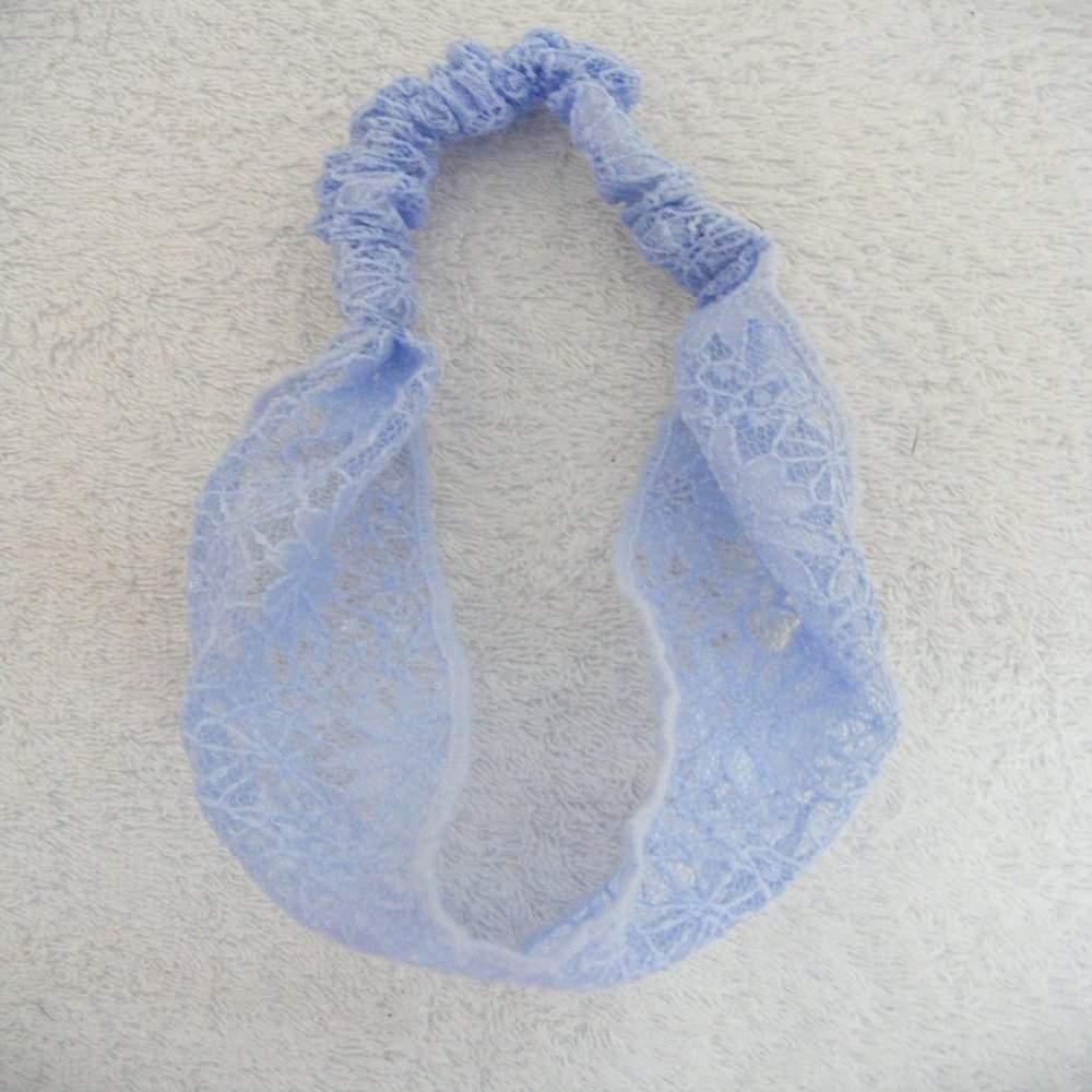 100% Cotton Mesh Hair Scarf- Original Thai Fashion Elastic Hair Scarf #181
