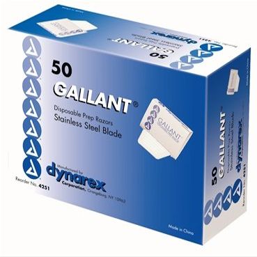 Dynarex 4251 Razors Gallant Prep 5/50/Case