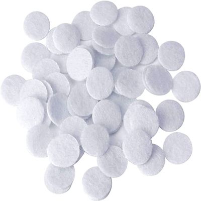 500Pcs Microdermabrasion Cotton Filters Replacement 15mm Dermabrasion Filters,Facial Vacuum Filters Accesories,Microdermabrasion Filters Sponge (White)