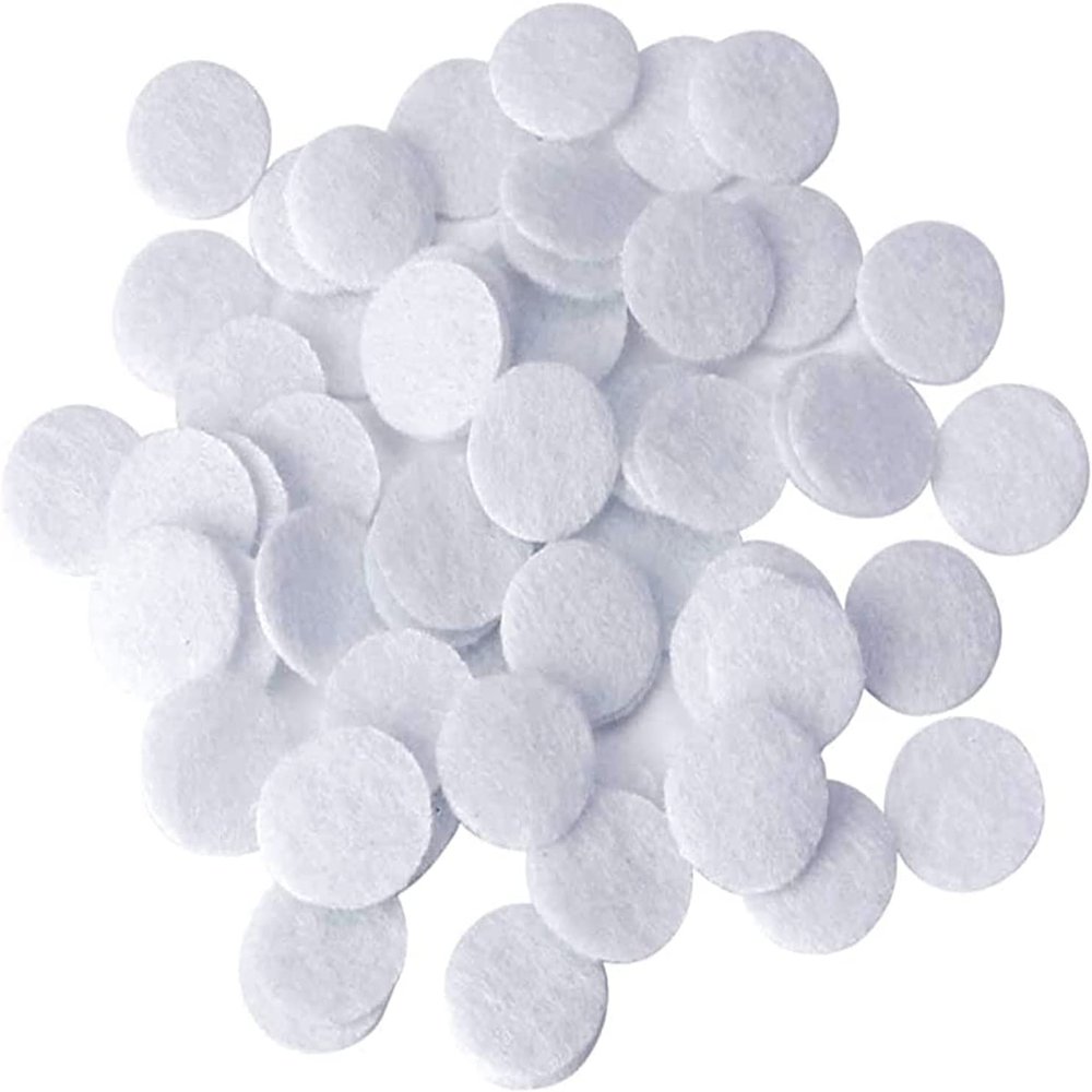 500Pcs Microdermabrasion Cotton Filters Replacement 15mm Dermabrasion Filters,Facial Vacuum Filters Accesories,Microdermabrasion Filters Sponge (White)