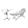 Buy-Rite Basic Facial Spa Package - 2-in-1 Ozone Facial Steamer with Magnifying Lamp & Adjustable Stationary Bed, White Vinyl Upholstery, 300 lb Capacity, BR-BASICFACIALSPA view 1