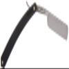 Thiers Issard "Le Dandy" Straight Razor 5/8" Full Hollow Black view 2