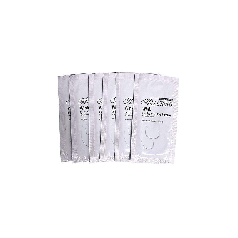 Alluring Eyelash Extensions Lint Free Collagen Wink Eye Pads Patches QTY 25 Pairs