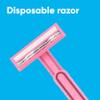 Gillette Venus Daisy Classic Disposable Razors for Women, 18 Count, Hair Removal for Women view 4