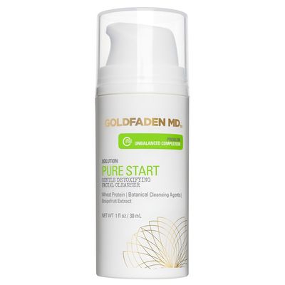 GOLDFADEN MD Pure Start Gentle Detoxifying Natural Facial Cleanser, 1 Fl Oz