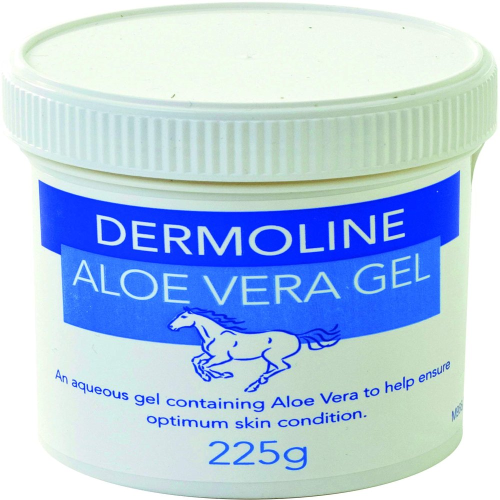 Dermoline Aloe Vera Gel Horse First Aid 225g White