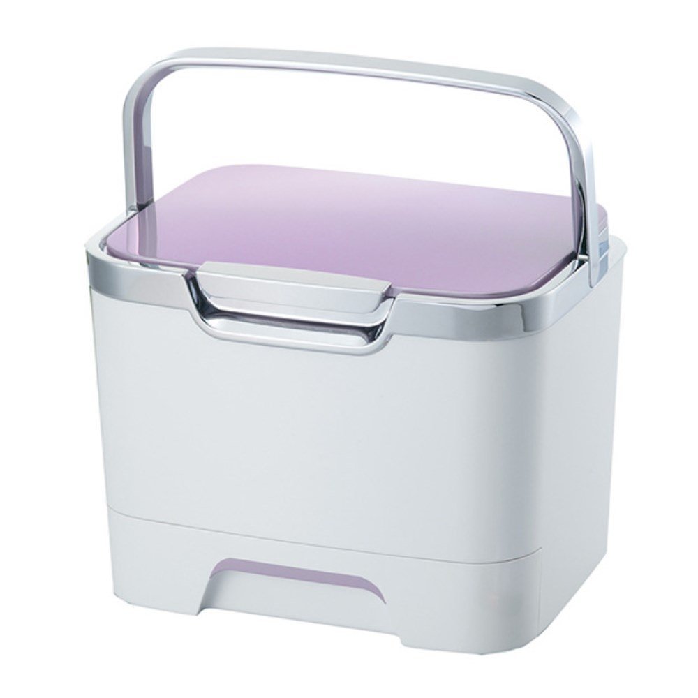 MI MI Creations DX COB-350 Cosmetics Box, Made in Japan, Large Capacity, Excellent Storage Box, Purple
