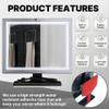 ToiletTree Products Deluxe LED Fogless Shower Mirror with Squeegee Anti-Fog Mirror - Adjustable Shaving Mirror with a Squeegee - Rust-Proof, Impact-Resistance Bathroom Shower Mirror view 2