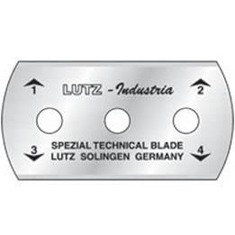 Gundlach No. 295-20 Uni-Cutter 3-Hole Razor Blades (20/Tube)