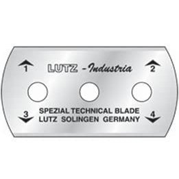 Gundlach No. 295-20 Uni-Cutter 3-Hole Razor Blades (20/Tube)