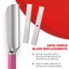 Feather Artist Club Wine SS Straight Razor view 4