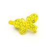 Hair Barrettes for Women Faux Rhinestone Butterfly Magnetic Hair Barrette Decorative, 1pc, Yellow view 1