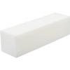 ForPro Professional Collection Buffing Block, Super White, 180/240 Grit, Four-Sided Manicure and Pedicure Nail Buffer, 3.75 L x 1 W x 1 H, 500-Count view 1