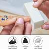 ForPro Professional Collection Buffing Block, Super White, 180/240 Grit, Four-Sided Manicure and Pedicure Nail Buffer, 3.75 L x 1 W x 1 H, 500-Count view 4