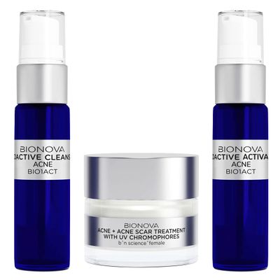 BIONOVA - Acne + Acne Scar Discovery Collection with UV Chromophores (3pk)